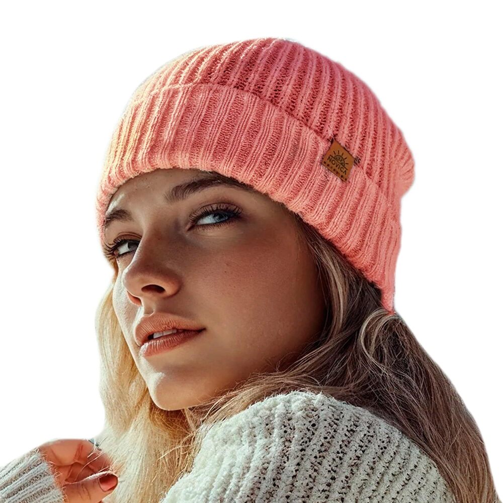 1638 Baby Alpaca Blend hat, 'Coral Chic'